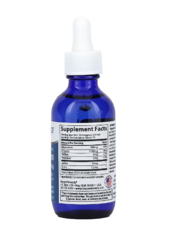 Trace Minerals ®, Ionic Magnesium, 400 mg, 2 fl oz (59 ml)