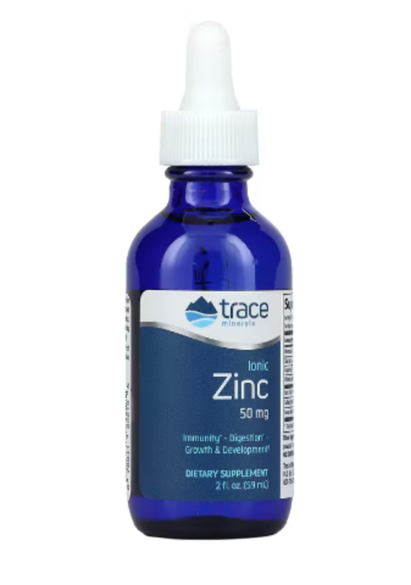 Trace Minerals ®, Ionic Zinc, 50 mg, 2 fl oz (59 ml)