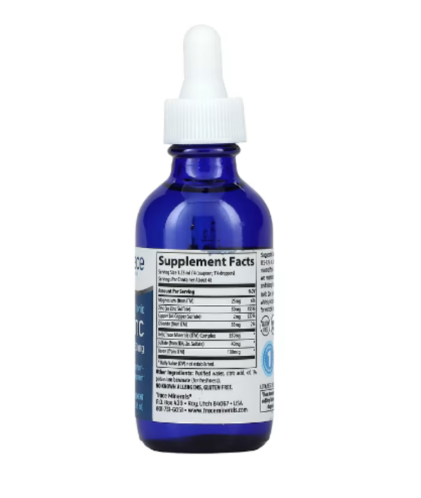 Trace Minerals ®, Ionic Zinc, 50 mg, 2 fl oz (59 ml)