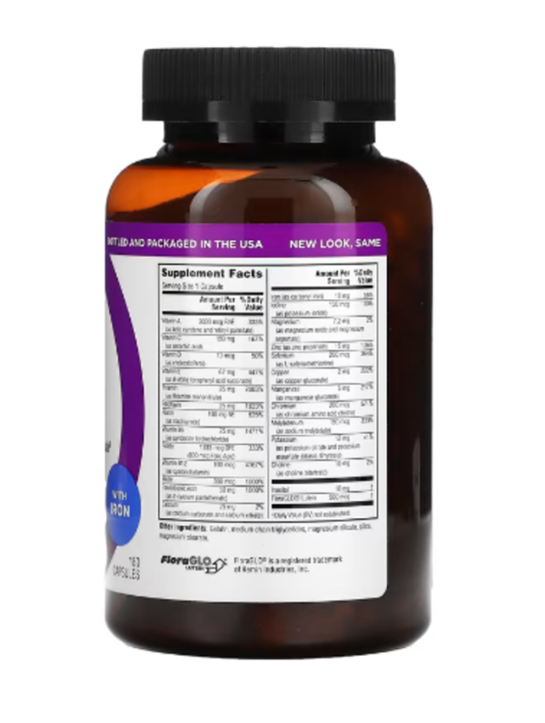 Twinlab, Daily One Caps, With Iron, 180 Capsules