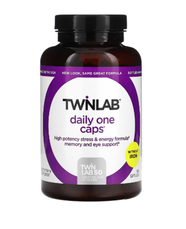 Twinlab, Daily One Caps, Without Iron, 180 Capsules