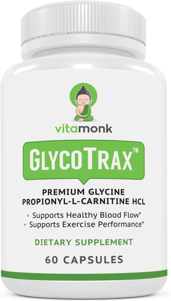 VitaMonk GlycoTrax - High Absorption GPLC Supplement 60 Capsules