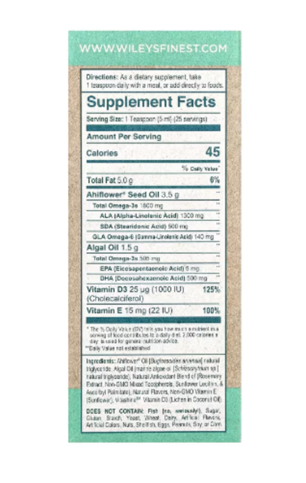 Wiley's Finest, CatchFree Omega, Tropical Mango, 4.23 fl oz (125 ml)
