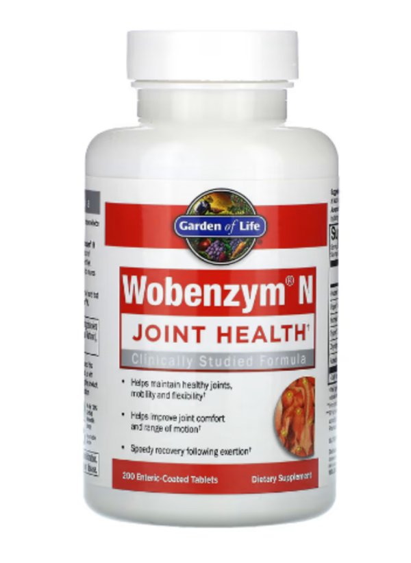 Wobenzym N, Joint Health, 200 Enteric-Coated Tablets