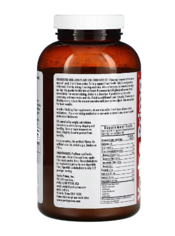 Yerba Prima, Soluble Fiber Formula, 12 oz (340 g)
