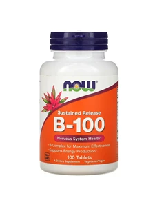 NOW Foods, Sustained Release B-100, 100 Tablets