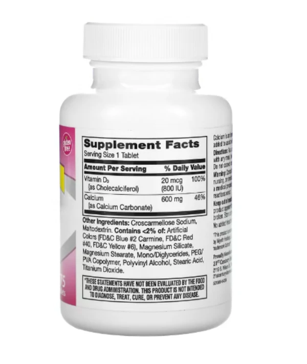 21st Century, 600+D3, Calcium & Vitamin D3 Supplement, 75 Tablets