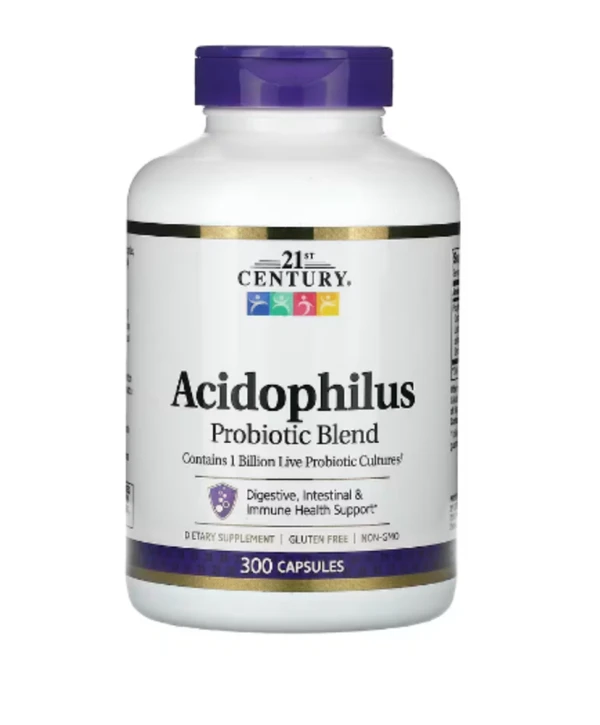 21st Century, Acidophilus, Probiotic Blend, 300 Capsules