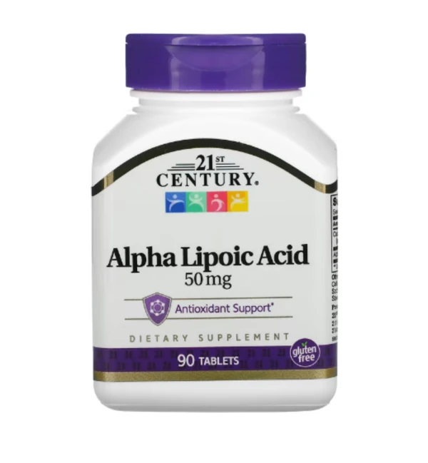 21st Century, Alpha Lipoic Acid, 50 mg, 90 Tablets