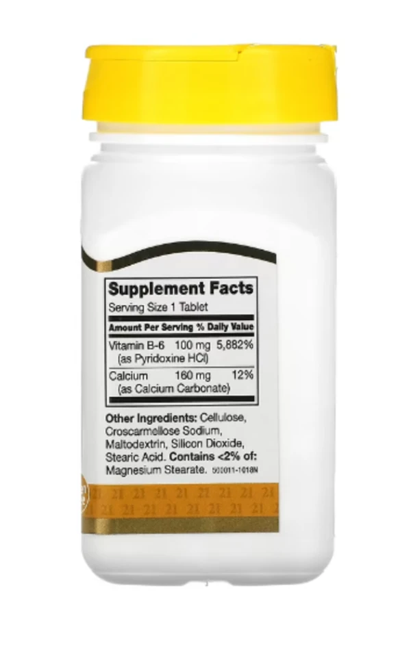 21st Century, B-6, 100 mg, 110 Tablets
