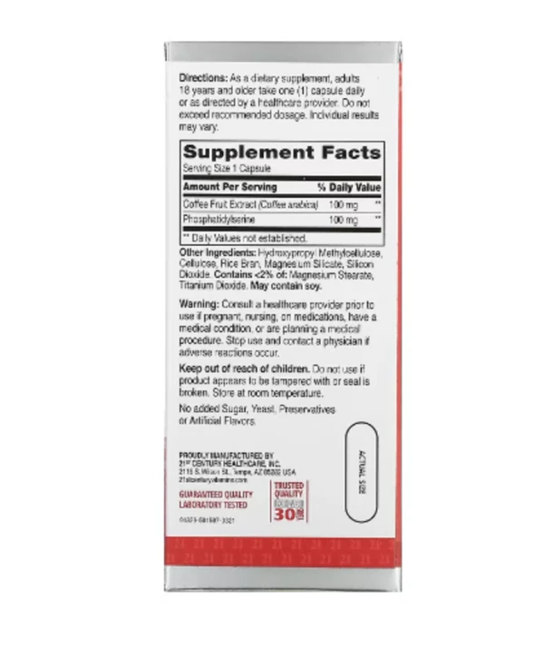 21st Century, Brilliant Brain Performance, 30 Capsules