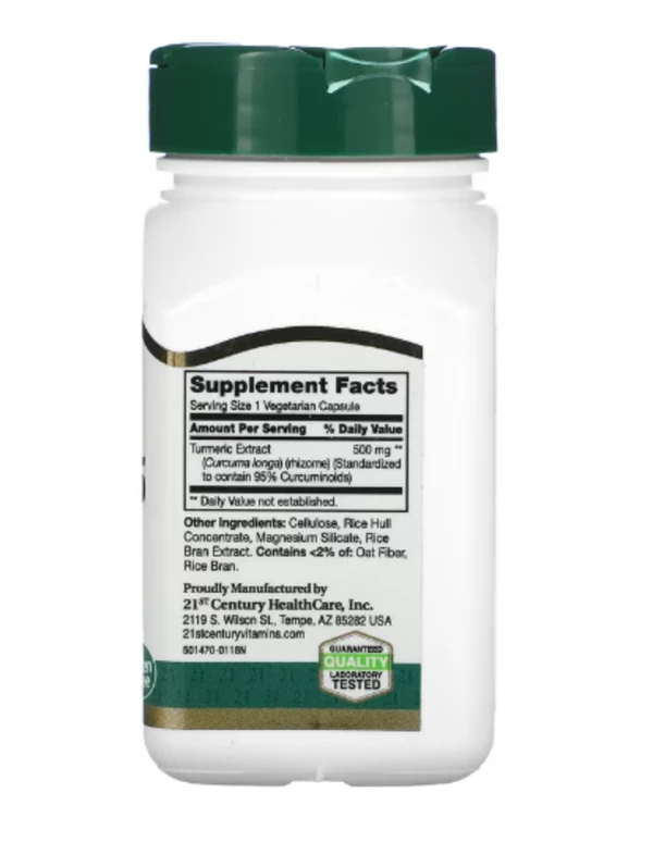 21st Century, Curcumin 95, 500 mg, 45 Vegetarian Capsules
