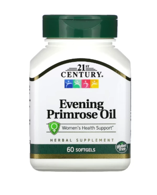 21st Century, Evening Primrose Oil, Women's Health Support, 60 Softgels