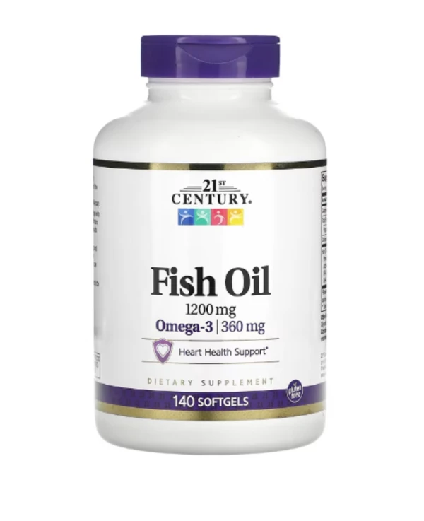 21st Century, Fish Oil, 1,200 mg, 140 Softgels