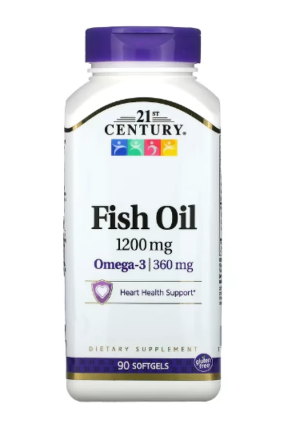 21st Century, Fish Oil, 1,200 mg, 90 Softgels