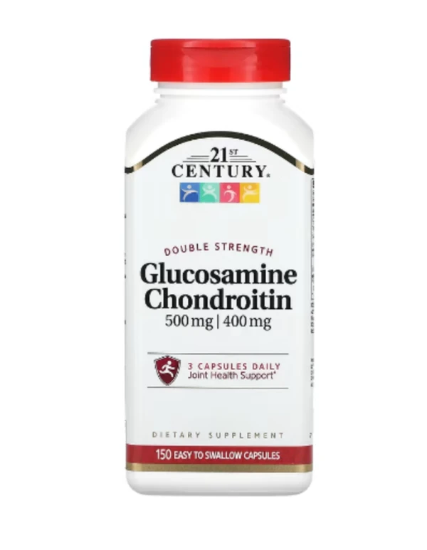 21st Century, Glucosamine Chondroitin, Double Strength, 150 Easy To Swallow Capsules