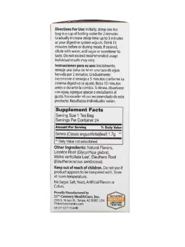 21st Century, Herbal Slimming Tea, Orange Spice, Caffeine Free, 24 Tea Bags, 1.7 oz (48 g)
