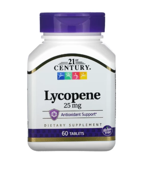 21st Century, Lycopene, 25 mg, 60 Tablets