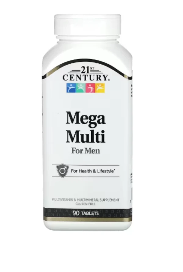 21st Century, Mega Multi for Men, 90 Tablets