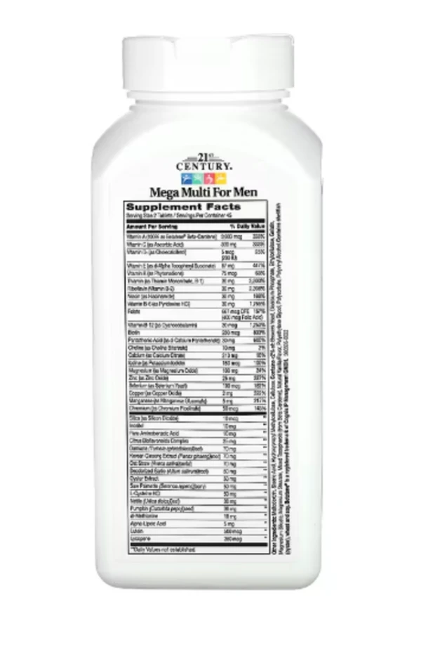 21st Century, Mega Multi for Men, 90 Tablets