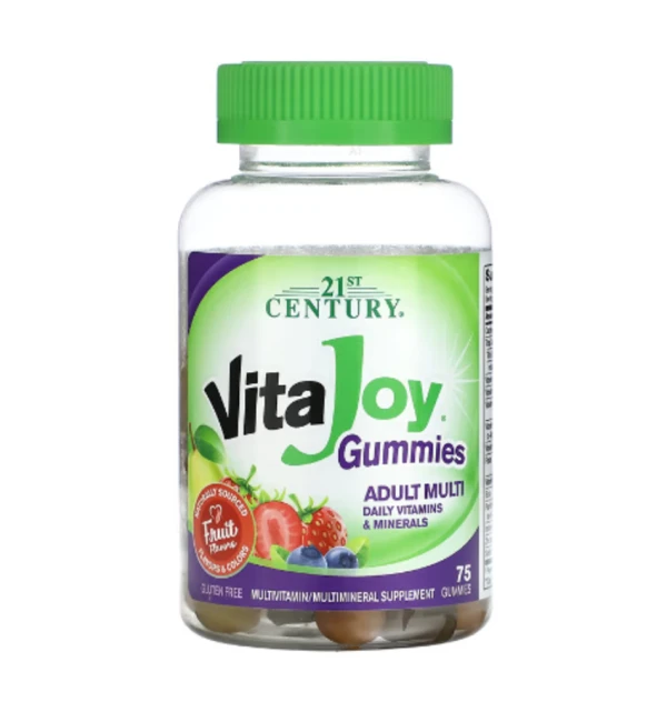21st Century, Vita Joy Gummies, Adult Multi, Fruit, 75 Gummies