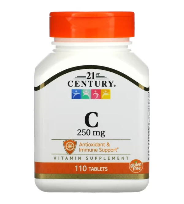 21st Century, Vitamin C, 250 mg, 110 Tablets