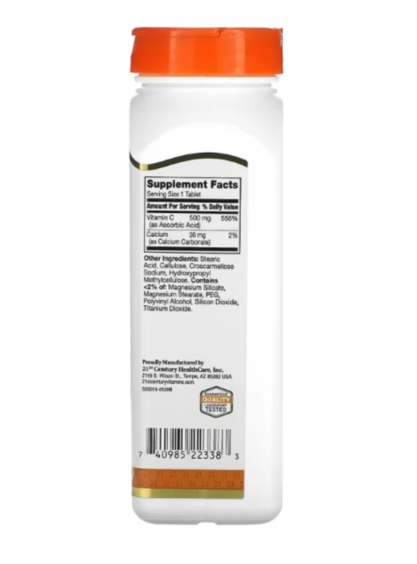 21st Century, Vitamin C, 500 mg, 250 Tablets