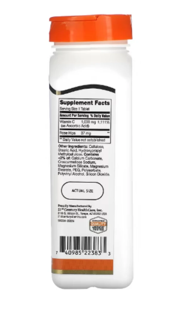 21st Century, Vitamin C with Rose Hips, 1,000 mg, 110 Tablets