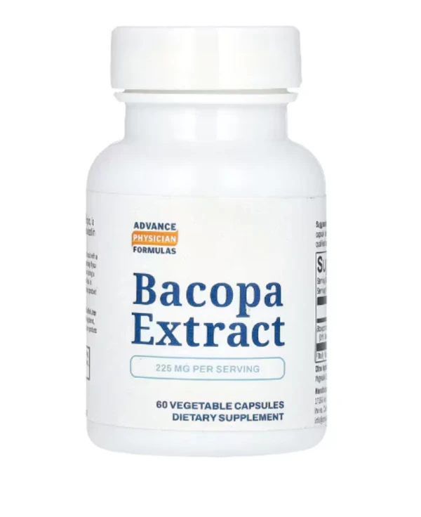 Advance Physician Formulas, Bacopa Extract, 225 mg, 60 Vegetable Capsules