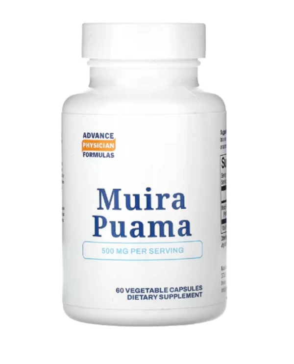Advance Physician Formulas, Muira Puama, 500 mg, 60 Vegetable Capsules