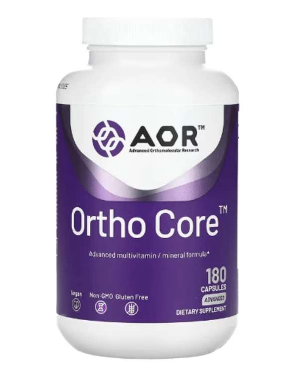Advanced Orthomolecular Research AOR, Ortho Core, 180 Capsules
