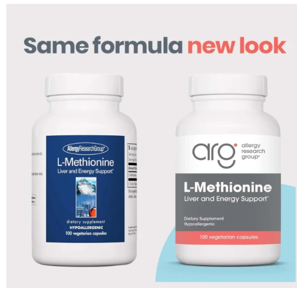Allergy Research L-Methionine 500mg 100 veggie capsules
