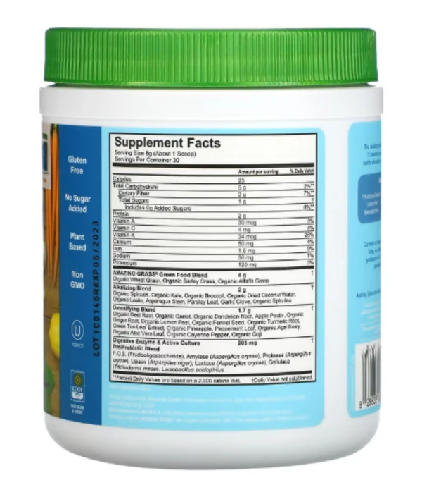 Amazing Grass, Green Blend, Alkalize & Detox, 8.5 oz (240 g)