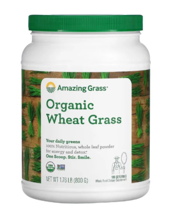 Amazing Grass, Organic Wheat Grass, 1.76 lb (800 g)