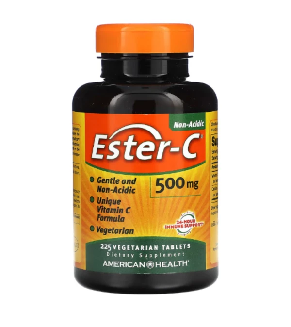 American Health, Ester-C, 500 mg, 225 Vegetarian Tablets