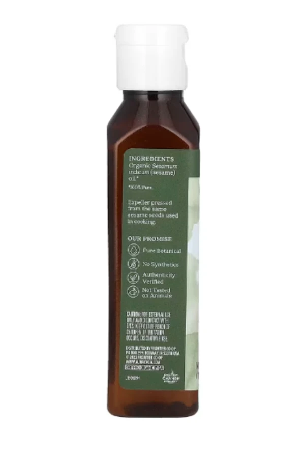 Aura Cacia, Organic Skin Care Oil, Sesame, 4 fl oz (118 ml)