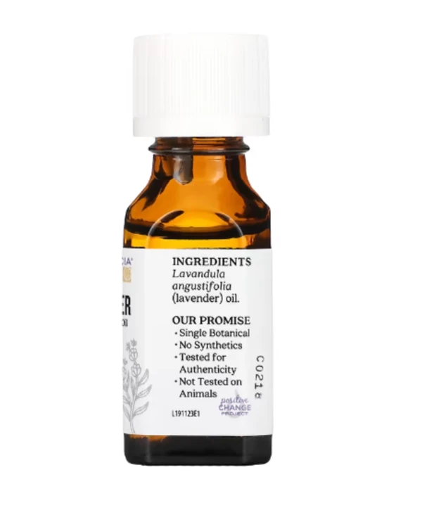 Aura Cacia, Pure Essential Oil, Lavender, 0.5 fl oz (15 ml)