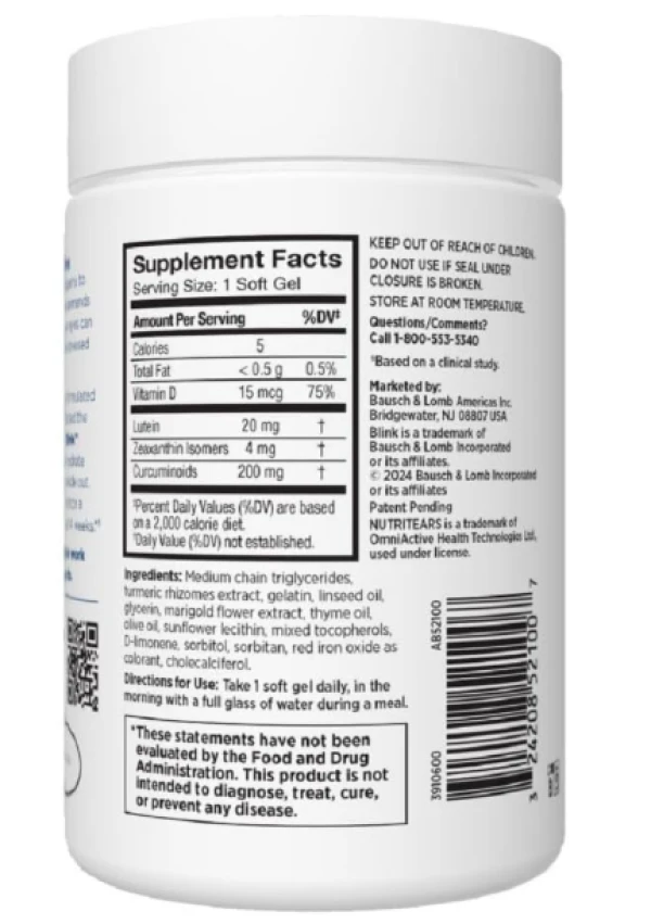 Blink NutriTears 50 Softgels