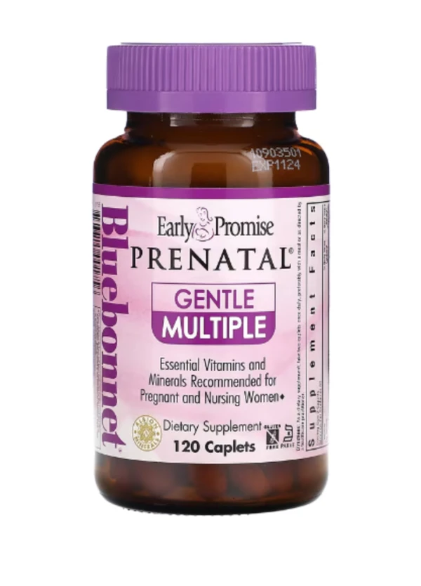 Bluebonnet Nutrition, Early Promise, Prenatal, Gentle Multiple, 120 Caplets