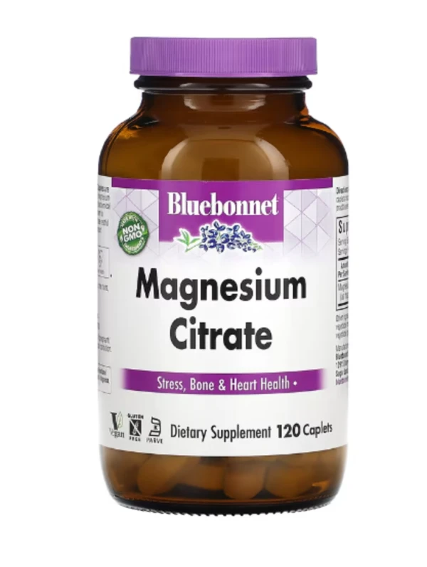 Bluebonnet Nutrition, Magnesium Citrate, 120 Caplets