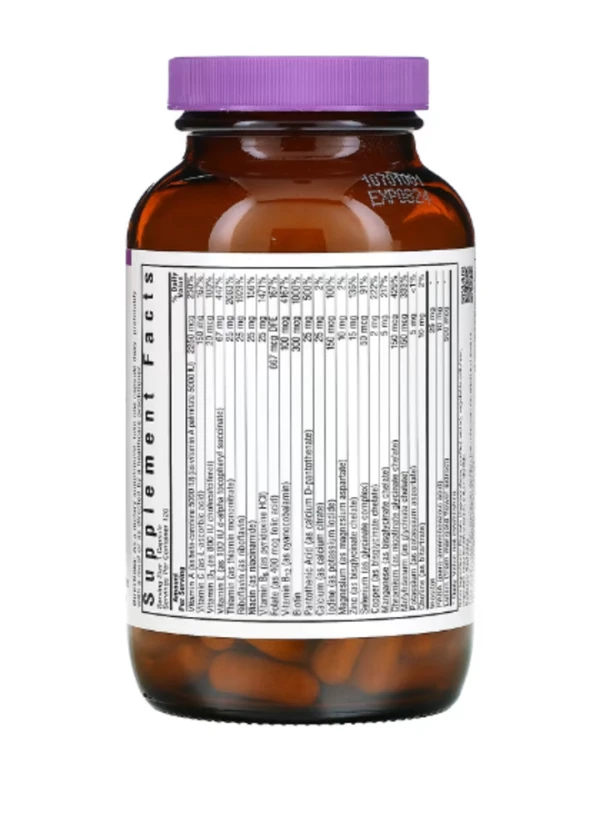 Bluebonnet Nutrition, MultiONE, Single Daily Multiple, Iron-Free, 120 Vegetable Capsules