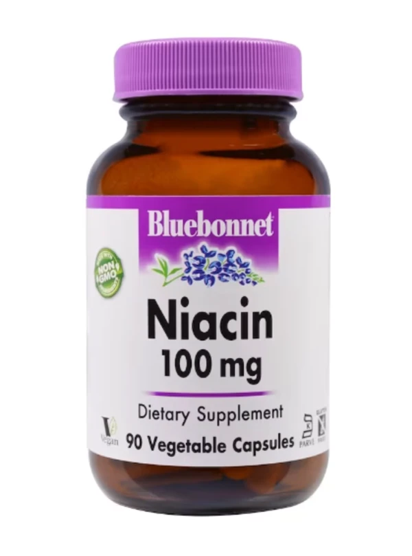 Bluebonnet Nutrition, Niacin, 100 mg, 90 Veggie Caps