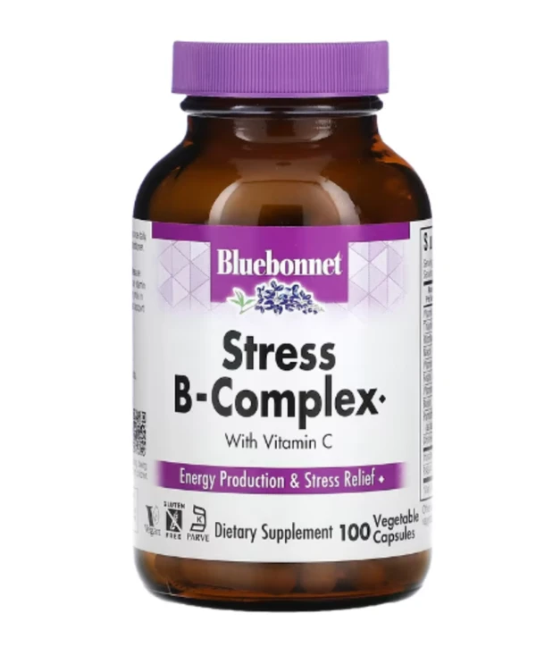 Bluebonnet Nutrition, Stress B-Complex, 100 Vegetable Capsules