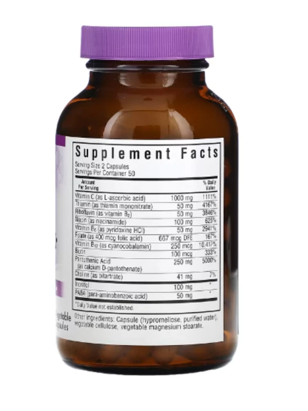 Bluebonnet Nutrition, Stress B-Complex, 100 Vegetable Capsules