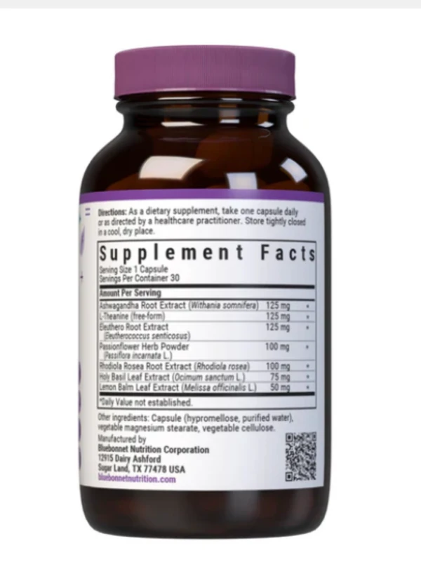 Bluebonnet Nutrition, Targeted Choice, Stress Relief , 30 Veggie Caps