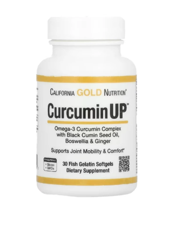 California Gold Nutrition, CurcuminUP, 30 Fish Gelatin Softgels