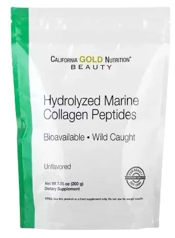 California Gold Nutrition, Hydrolyzed Marine Collagen Peptides, Unflavored, 7.05 oz (200 g)