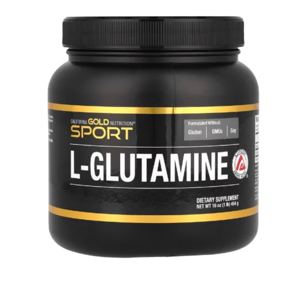 California Gold Nutrition, Sport, L-Glutamine Powder, AjiPure®, Gluten Free, 1 lb (454 g)