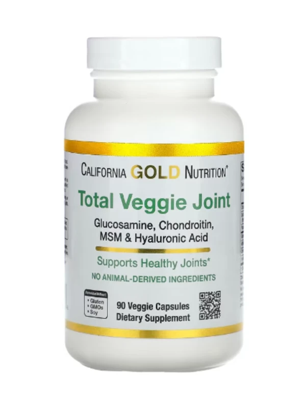 California Gold Nutrition, Total Veggie Joint Support Formula, With Glucosamine, Chondroitin, MSM, and Hyaluronic Acid, 90 Veggie Capsules