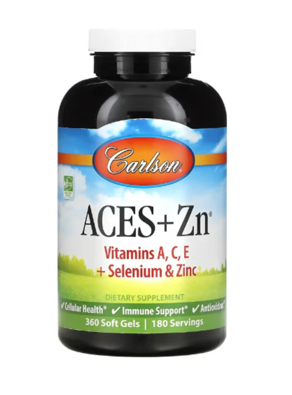 Carlson, Aces + Zn, 360 Soft Gels